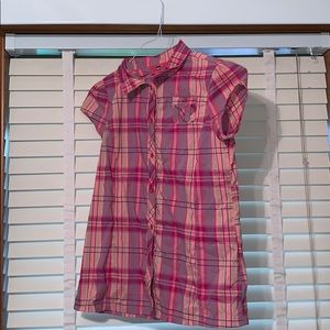 Girls plaid shirt REI Large
